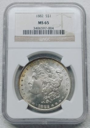 Picture of 1882 Morgan Dollar $1 MS65 