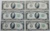 Picture of 24x Series 1934-B, C, D $10 Federal Reserve Notes