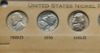 Picture of 1949- 1964 US Nickel 5c Set in Wayte Raymond Boards 34 Coins 