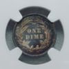 Picture of Monster Toned 1898 Proof Barber Dime 10c PF66 NGC