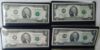 Picture of (8) Uncirculated $2 Bicentennial Federal Reserve Notes in Gift Box and Folder 