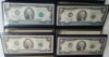 Picture of (8) Uncirculated $2 Bicentennial Federal Reserve Notes in Gift Box and Folder 