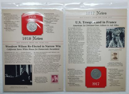 Picture of Walking Liberty Half Dollar Panels Postal Commemorative Society 1916-1947