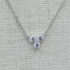 Picture of 14kgw 18" 0.3cttw I2/I Diamond Pendant Necklace and 0.5cttw I2/I Earring Set  