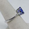 Picture of Oval Cut 3.0ct Tanzanite & Platinum Ring Size 7 