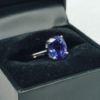 Picture of Oval Cut 3.0ct Tanzanite & Platinum Ring Size 7 