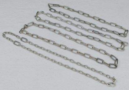 Picture of 4x Assorted Sterling Silver Pandora/ALE Chain Link Necklaces 124.7g  