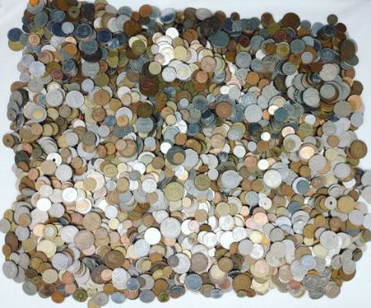 Picture of 37.84lbs Assorted World/Foreign Coins 