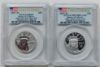 Picture of 2007-W 1/2oz Proof American Platinum Eagle 10th Anniversary Set PR70/69 PCGS  