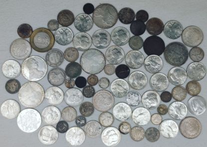 Picture of 25.79oz Assorted World/Foreign Silver Coins 802.2g  