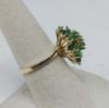 Picture of 14k Emerald Earrings and Ring Size 8 Set 10g  