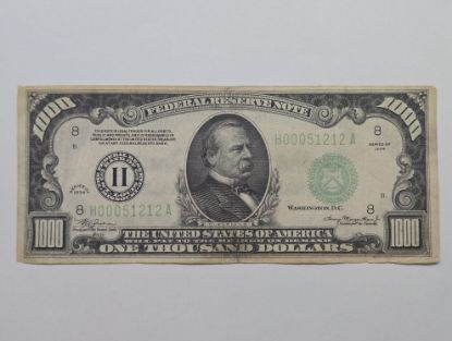 Picture of 1934 MULE $1000 Federal Reserve Note - St. Louis 