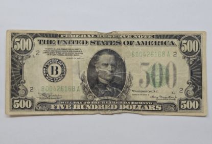 Picture of 1934-A $500 Federal Reserve Note New York Fr. 2202  