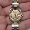 Picture of Rolex Datejust 18k Rose Gold/Steel Pink Dial Ladies 26mm Ref. 15428 Full Set 