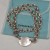 Picture of Tiffany & Co. 15" Sterling Silver Oval Tag Choker Chain/Necklace .925 51.8g 