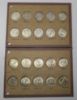 Picture of 20x 1941-1947-D Uncirculated Walking Liberty Half Dollars in Wayte Raymond Boards 