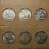 Picture of 20x 1941-1947-D Uncirculated Walking Liberty Half Dollars in Wayte Raymond Boards 