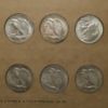 Picture of 20x 1941-1947-D Uncirculated Walking Liberty Half Dollars in Wayte Raymond Boards 