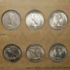 Picture of 20x 1941-1947-D Uncirculated Walking Liberty Half Dollars in Wayte Raymond Boards 