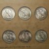 Picture of 20x 1941-1947-D Uncirculated Walking Liberty Half Dollars in Wayte Raymond Boards 