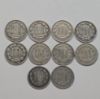 Picture of 10x 1865-1870 Three Cent Nickels 3CN  