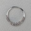 Picture of 0.20cttw Diamond Ring Prong Set 14k White Gold Size 6 2g  