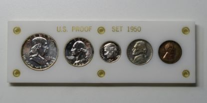 Picture of 1950 United States Proof Set in Capitol Plastics Holder 