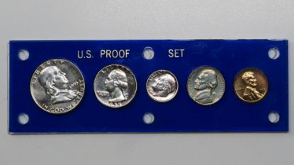 Picture of 1955 US Proof Set in Capitol Plastics Holder 