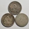 Picture of 1853 w/ Arrows & Rays, 1854 w/ Arrows, 1857 Love Tokens Seated Liberty Quarters 25c  