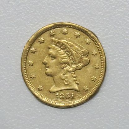 Picture of 1861 $2.50 Liberty Head Gold New Reverse 