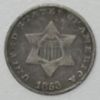 Picture of 2x 1852, 3x 1853, 1859 Better Grade 3 Cent Silver 3CS  