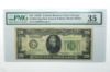 Picture of 1928B $20 Federal Reserve Note Chicago Fr.2052-Gdgs Dark Green Choice VF35 PMG 