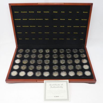 Picture of Complete 1999-2008 Washington 50 State Quarter Set in Display Box  