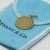 Picture of Tiffany & Co 18k Gold Twisted Round Pendant 3.6g 15mm  