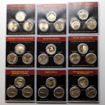 Picture of 9x 2019-2022 American Innovation 3-Coin PDS Sets - 27 Coins