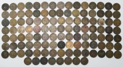 Picture of 113x Assorted Better Date 1879-1884 Indian Head Cents 1c 