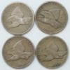 Picture of 4x 1857, 6x 1858 LL, 6x 1858 SL Flying Eagle Cents 1c 