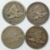 Picture of 4x 1857, 6x 1858 LL, 6x 1858 SL Flying Eagle Cents 1c 