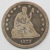 Picture of 3x 1876-CC, 1877-CC, 1878-CC Seated Liberty Quarters 25c Carson City  