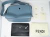 Picture of Fendi Dot Com Leather 2-way Blue/Green Handbag w/ Papers  