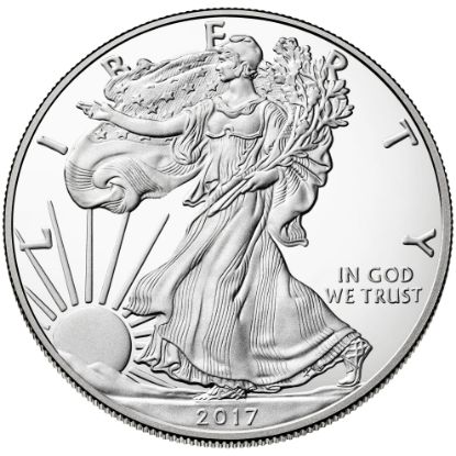 Picture of American Silver Eagle 1 oz - Type 1 (Random Year) BU 1986-2021