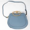 Picture of Chloe Small Bracelet Leather Suede 2-way Blue/Green & Gold Handbag w/ Papers 