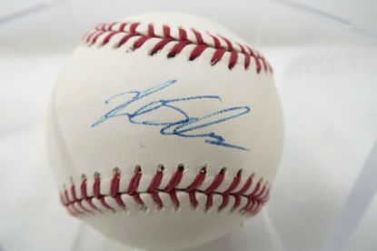 Picture of Kyle Schwarber Signed Baseball Chicago Cubs Authentic Holo ROMLB 