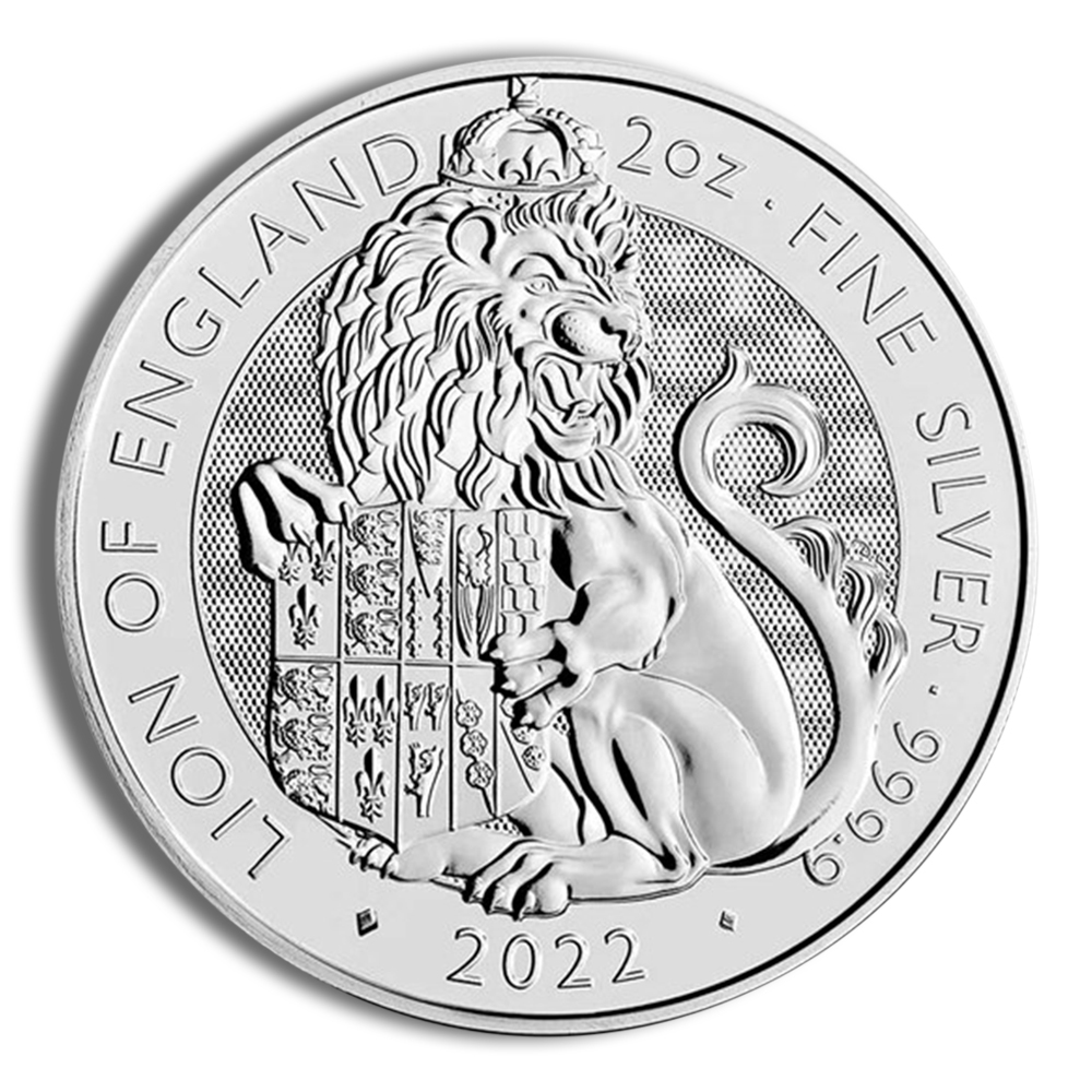 2オンス銀貨 The  Tudor Beasts 2022 2022 2 oz Silver Great Britain Tudor Beasts - Lion of England