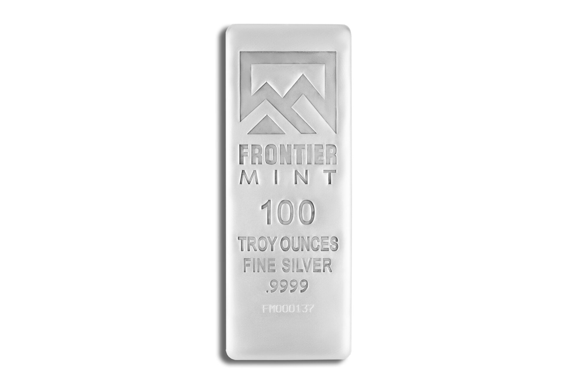 100 oz Silver Bar - Frontier Mint (Frosted) - PGS Gold And Coin