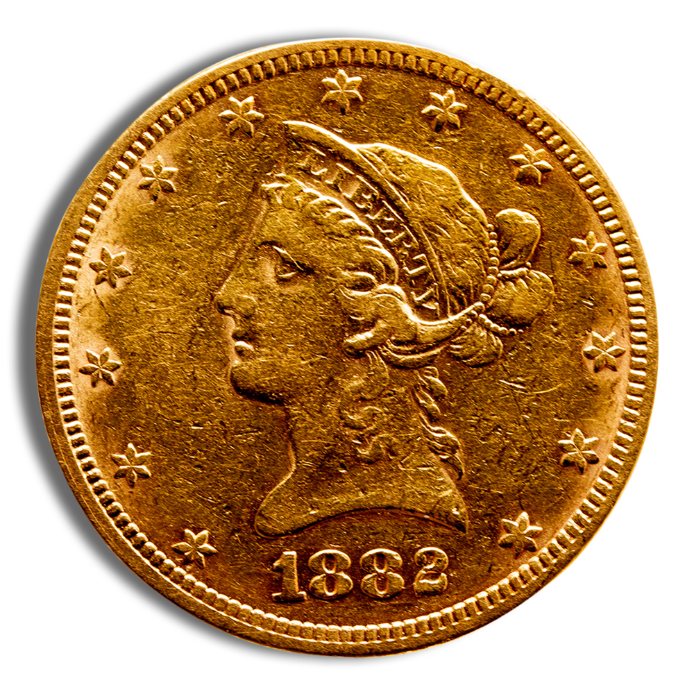 $10 Gold Liberty Eagle - Cleaned/Low Grade - PGS Gold And Coin
