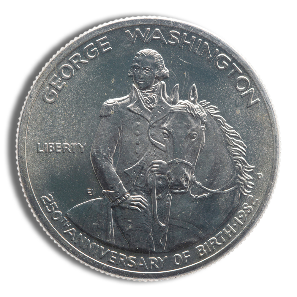1982-D George Washington Silver Half Dollar - BU - PGS Gold And Coin