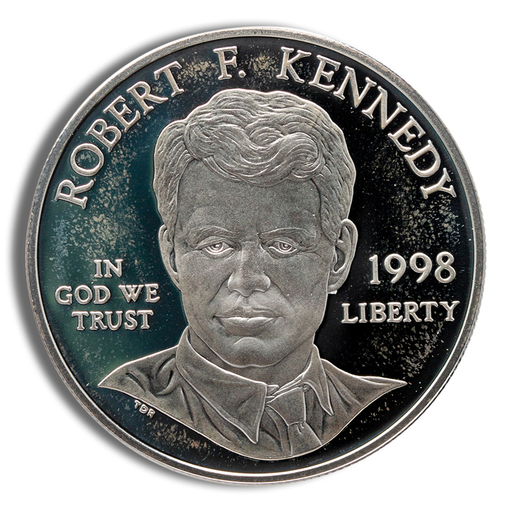 1998-S $1 Robert F. Kennedy Silver Commem - Proof - PGS Gold And Coin