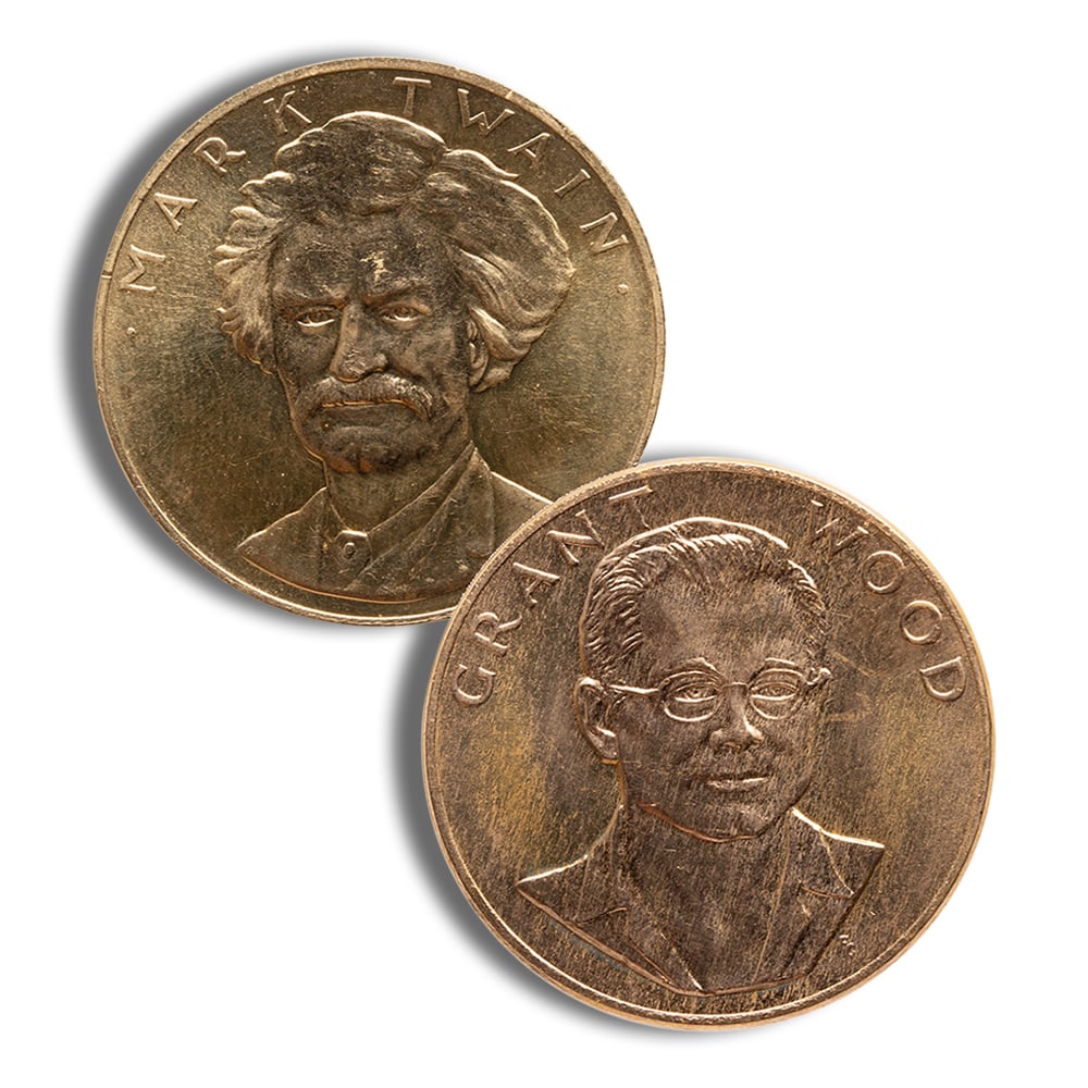 その他 Gold Medal Women's and Men's Designs 1 oz U.S. Mint Commemorative Arts Gold Medal - PGS Gold And Coin