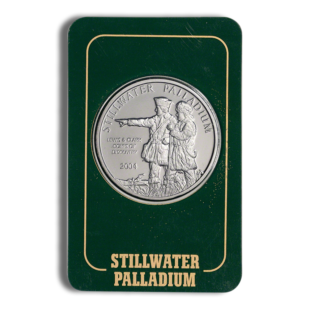 1 oz Palladium Round - JM Stillwater (Carded) - PGS Gold And Coin